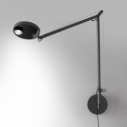 Artemide stolní/nástěnná/stojací LED lampa Demetra Professional 12 W 3000K stmívatelná s čidlem antracit bez podstavce