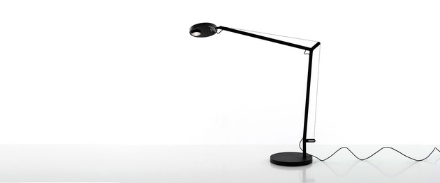 Artemide stolní/nástěnná/stojací LED lampa Demetra Professional 12 W 3000K stmívatelná s čidlem antracit bez podstavce