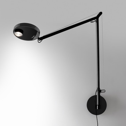 Artemide stolní/nástěnná/stojací LED lampa Demetra Professional 12 W 3000K černá, pohybový senzor, stmívatelná bez podstavce