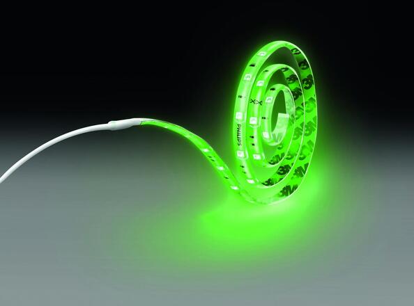 Philips 70102/31/P6 Lightstrip LED pásek 5m 1x17W 450lm RGB krokové stmívání + ovladač IP20, transparentní