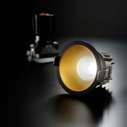 LED Zápustné bodové svítidlo Ideal Lux Game Round White Gold 192307 11W 850lm 3000K IP20 bílo-zlaté