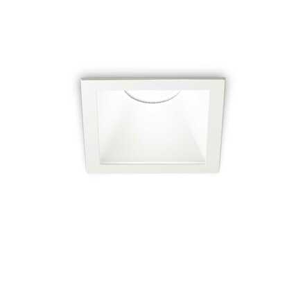 LED Zápustné bodové svítidlo Ideal Lux Game Square Black Black 192383 11W 850lm 3000K IP20 hranaté černé