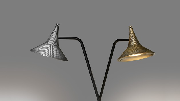 Artemide závěsné svítidlo Unterlinden 7,5 W 3000K mosaz