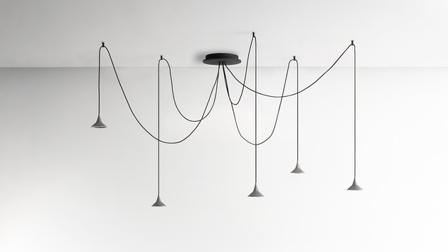Artemide závěsné svítidlo Unterlinden 7,5 W 3000K mosaz