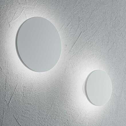 LED Nástěnné svítidlo Ideal Lux Cover AP1 Round Big Bianco 195711 11W 1112lm 20 cm kulaté bílé
