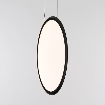 Artemide závěsné LED svítidlo Discovery Vertical 140 80 W 3000K stmívatelné černé