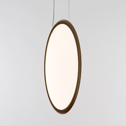 Artemide závěsné LED svítidlo Discovery Vertical 140 bronz 80 W 3000K stmívatelné APP