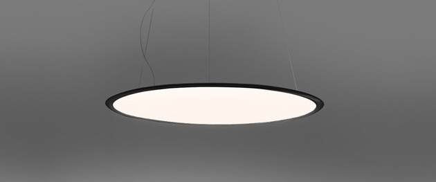 Artemide závěsné svítidlo Discovery 40 W 220-240 V stmívatelné 3000K černé
