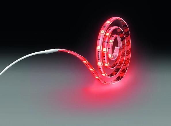 Philips 70102/31/P6 Lightstrip LED pásek 5m 1x17W 450lm RGB krokové stmívání + ovladač IP20, transparentní