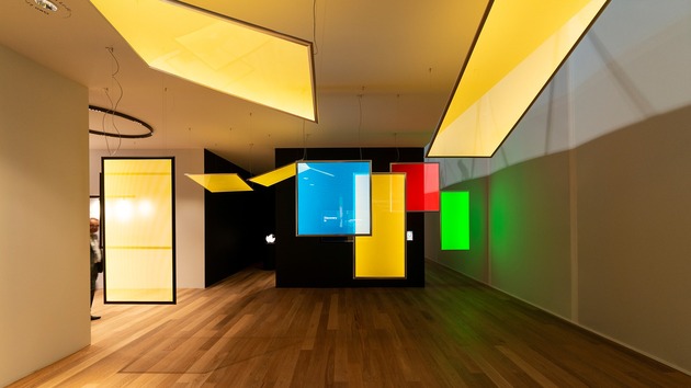 Artemide závěsné LED svítidlo Discovery Space Square TW 44 W 220-240 V stmívatelné