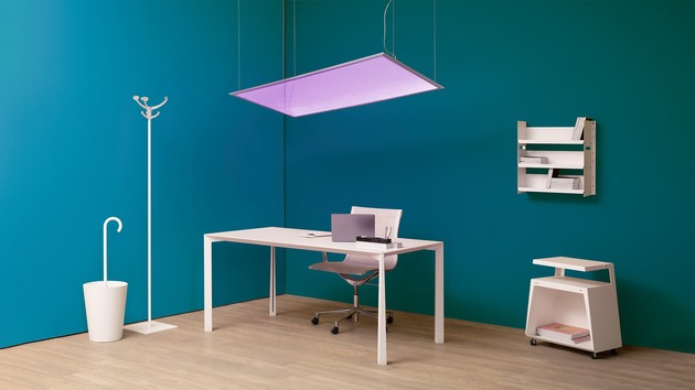 Artemide závěsné LED svítidlo Discovery Space Rectangular 52 W 220-240 V stmívatelné bronz