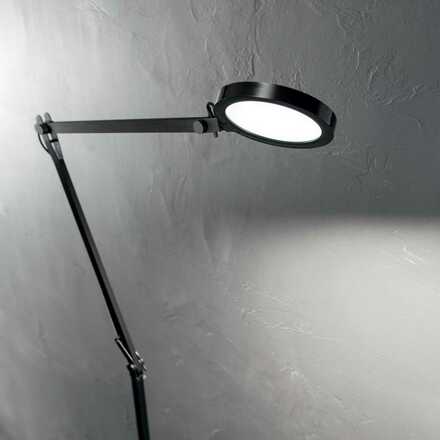 LED Stojací lampa Ideal Lux Futura PT1 alluminio 204956 10W šedá