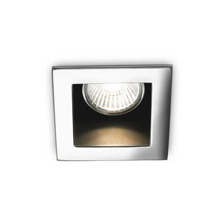 Zápustné bodové svítidlo Ideal Lux Funky Nero 243849 GU10 1x50W IP20 hranaté černé