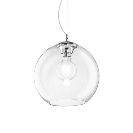 Závěsné svítidlo Ideal Lux Nemo SP1 D40 Fade 250359 E27 1x60W IP20 40cm světle chromové
