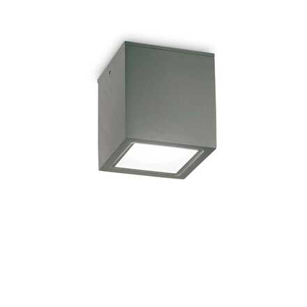 Venkovní stropní přisazené svítidlo Ideal Lux TECHO PL1 BIG BIANCO 251523 GU10 1x20W IP54 15cm bílé