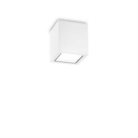 Venkovní stropní přisazené svítidlo Ideal Lux TECHO PL1 SMALL ANTRACITE 251554 GU10 1x20W IP54 9cm antracitové