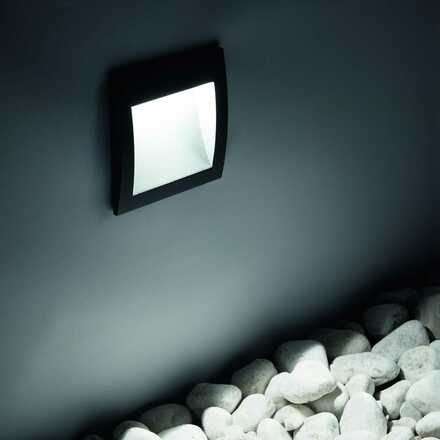 LED Venkovní zápustné svítidlo do zdi Ideal Lux WIRE AP SMALL BIANCO 268996 1,5W 60lm 3000K IP65 9cm bílé