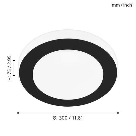 EGLO Stropní svítidlo LED CARPI 33682