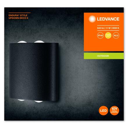 LEDVANCE ENDURA Style UpDown Deco II 11W Dark Gray 4058075205543