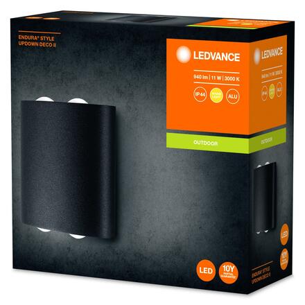 LEDVANCE ENDURA Style UpDown Deco II 11W Dark Gray 4058075205543