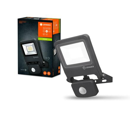LEDVANCE LED reflektor ENDURA Flood Sensor 20 W 4000 K tmavě šedá 4058075206748
