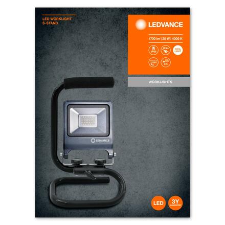 LEDVANCE LED Worklight S-Stand 20 W 4000K 4058075213838