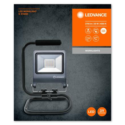 LEDVANCE LED Worklight S-Stand 30 W 4000K 4058075213852