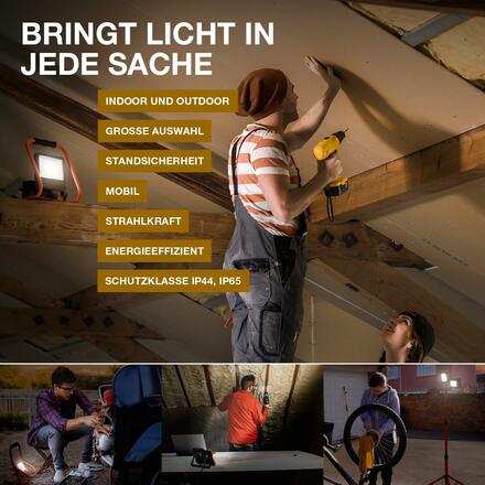 LEDVANCE LED pracovní svítidlo Worklight Tripod 2x30W 4000K 4058075213951