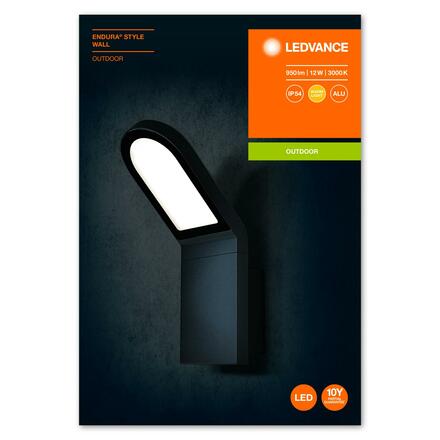 LEDVANCE ENDURA Style Wall IP54 12W Dark Gray 4058075214132