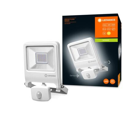 LEDVANCE LED reflektor ENDURA Flood Sensor 30 W 3000 K bílá 4058075239715