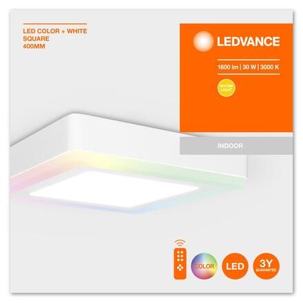 LEDVANCE LED Color + White Square 400mm 38W + RC 4058075265769