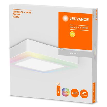 LEDVANCE LED Color + White Square 400mm 38W + RC 4058075265769