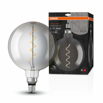 OSRAM Vintage 1906 LED dim CL GLOBE200 FIL SMOKE 12 dim 5W/818 E27