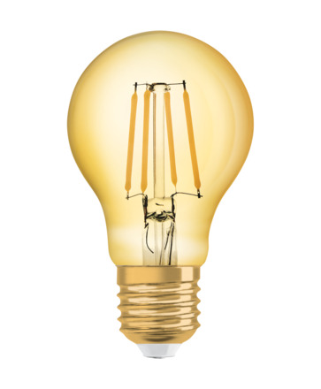 OSRAM Vintage 1906 LED CL A FIL GOLD 63 non-dim 7,5W/825 E27