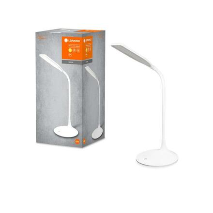 LEDVANCE stolní lampa do kanceláře Panan Disc Single bílá DIM 3000K 4058075321267