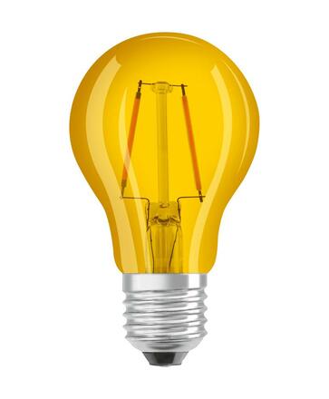 LEDVANCE LED Star Classic A 15 Decor 2.5W 622 Yellow E27 4058075433922