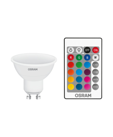 OSRAM LED STAR+ PAR16 RGBW 25 stmívatelné ovladačem 120d 4,5W/827 GU10