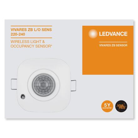 LEDVANCE VIVARES Zigbee pohybový senzor 220-240 V IP20 90° 10 m