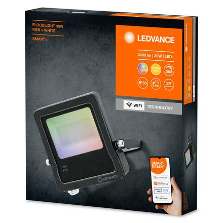 LEDVANCE SMART+ Wifi Floodlight 30W RGB + W 4058075474642