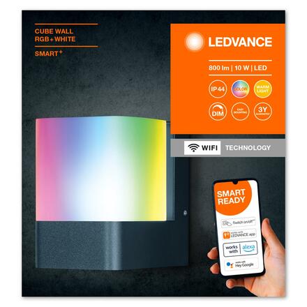 LEDVANCE SMART+ Wifi Cube Wall RGB + W 4058075478114