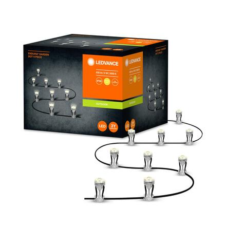 LEDVANCE venkovní zapuštěné svítidlo ENDURA Garden 9 Dots 3000K 4058075478411