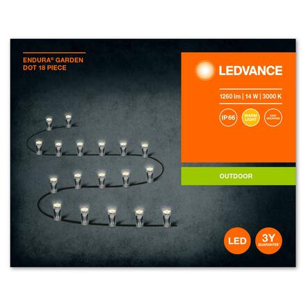 LEDVANCE venkovní zapuštěné svítidlo ENDURA Garden 18 Dots 3000K 4058075478473