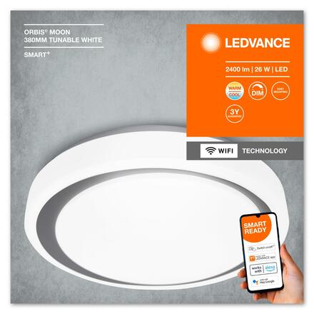 LEDVANCE SMART+ Wifi Orbis Moon Gray 380mm TW 4058075486409