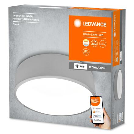 LEDVANCE SMART+ Wifi Orbis Cylinder Gray 450mm TW 4058075486584