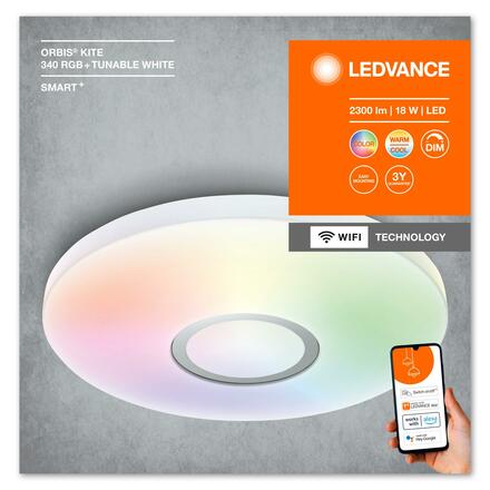 LEDVANCE SMART+ Wifi Orbis Kite White 340mm RGB + TW 4058075495685