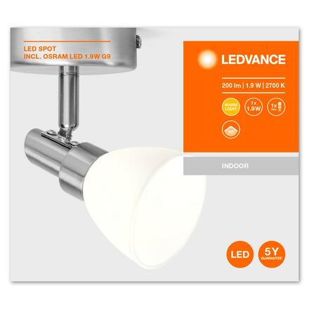 LEDVANCE LED Spot G9 1.9W 2700K 4058075540620