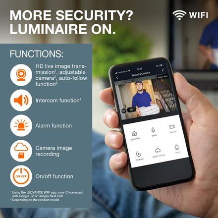 LEDVANCE SMART+ Wifi Wall Camera Control 4058075564602