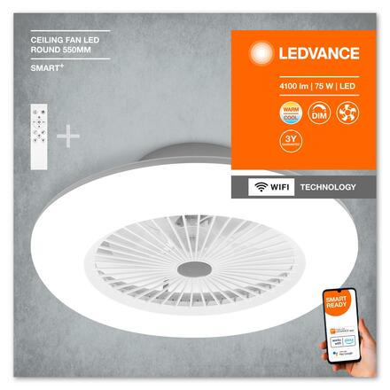 LEDVANCE SMART+ Wifi Ceiling Fan LED Round 550mm + RC 4058075572553