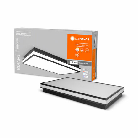 LEDVANCE SMART+ Wifi Orbis Magnet Black 600x300mm TW 4058075572775