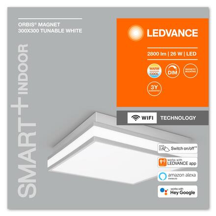 LEDVANCE SMART+ Wifi Orbis Magnet Gray 300x300mm TW 4058075572799